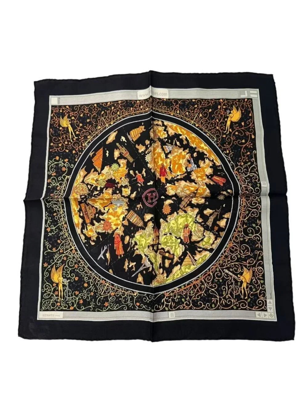 Hermes Scarf Silkhermescom Black